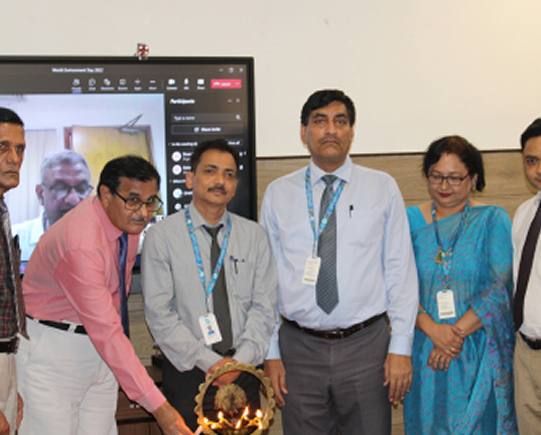 Environmental Sustainability Seminar - Faculty lighting ceremonial lamp
